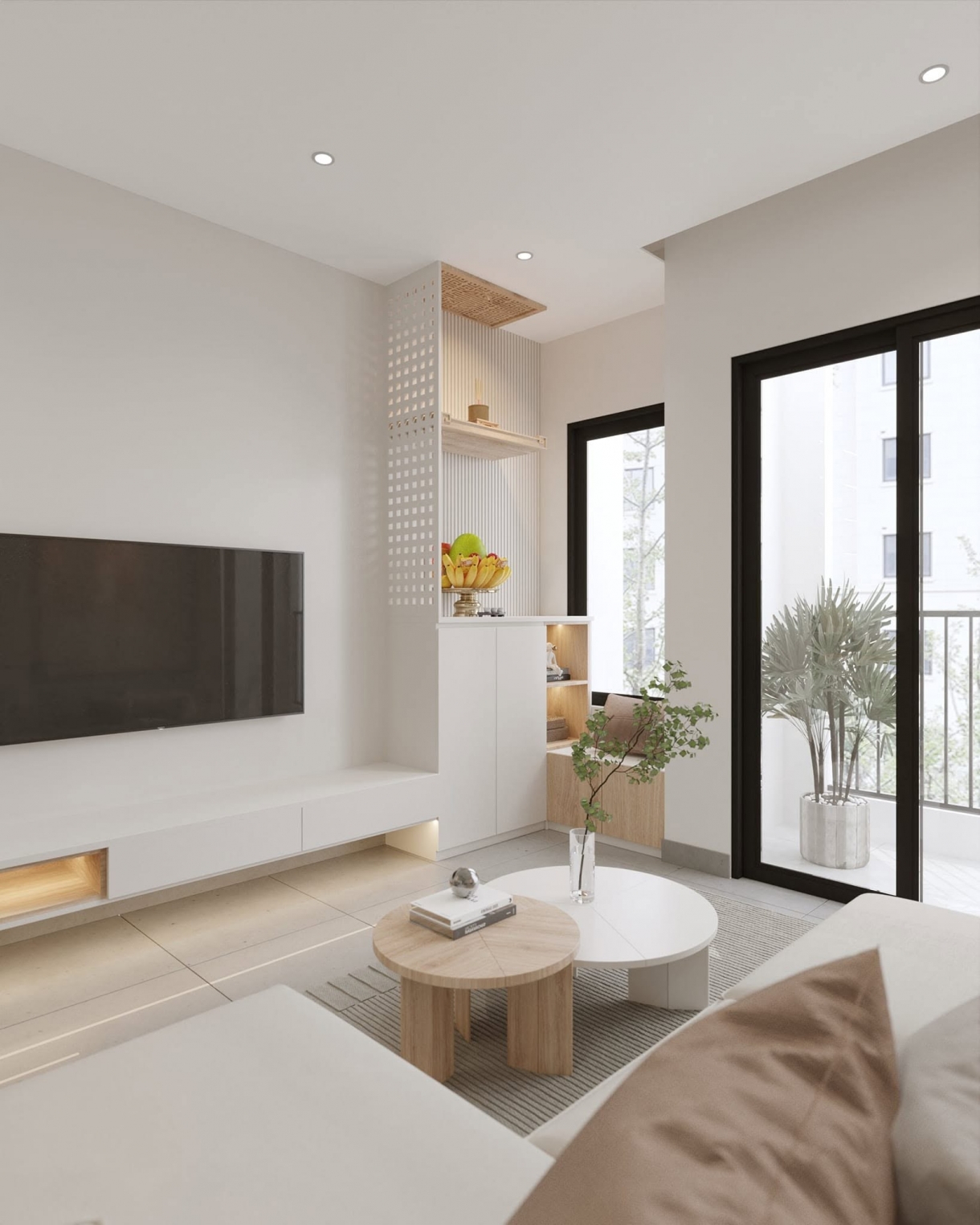 NỘI THẤT NHÀ PHỐ 2 TẦNG BÌNH THẠNH 