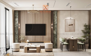 NỘI THẤT CĂN HỘ 2 PHÒNG NGỦ INFINITY 2 - QUẬN 7