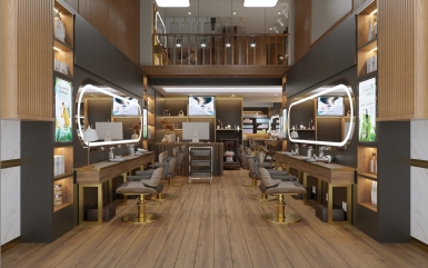 NỘI THẤT SALON TÓC TIẾT ANH