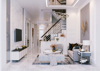 NỘI THẤT NHÀ PHỐ 3 TẦNG ANH PHAN 