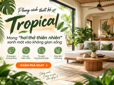 Phong Cách Thiết Kế Tropical: Mang 